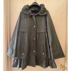 Betsey Johnson Fur Lined Trench Coat